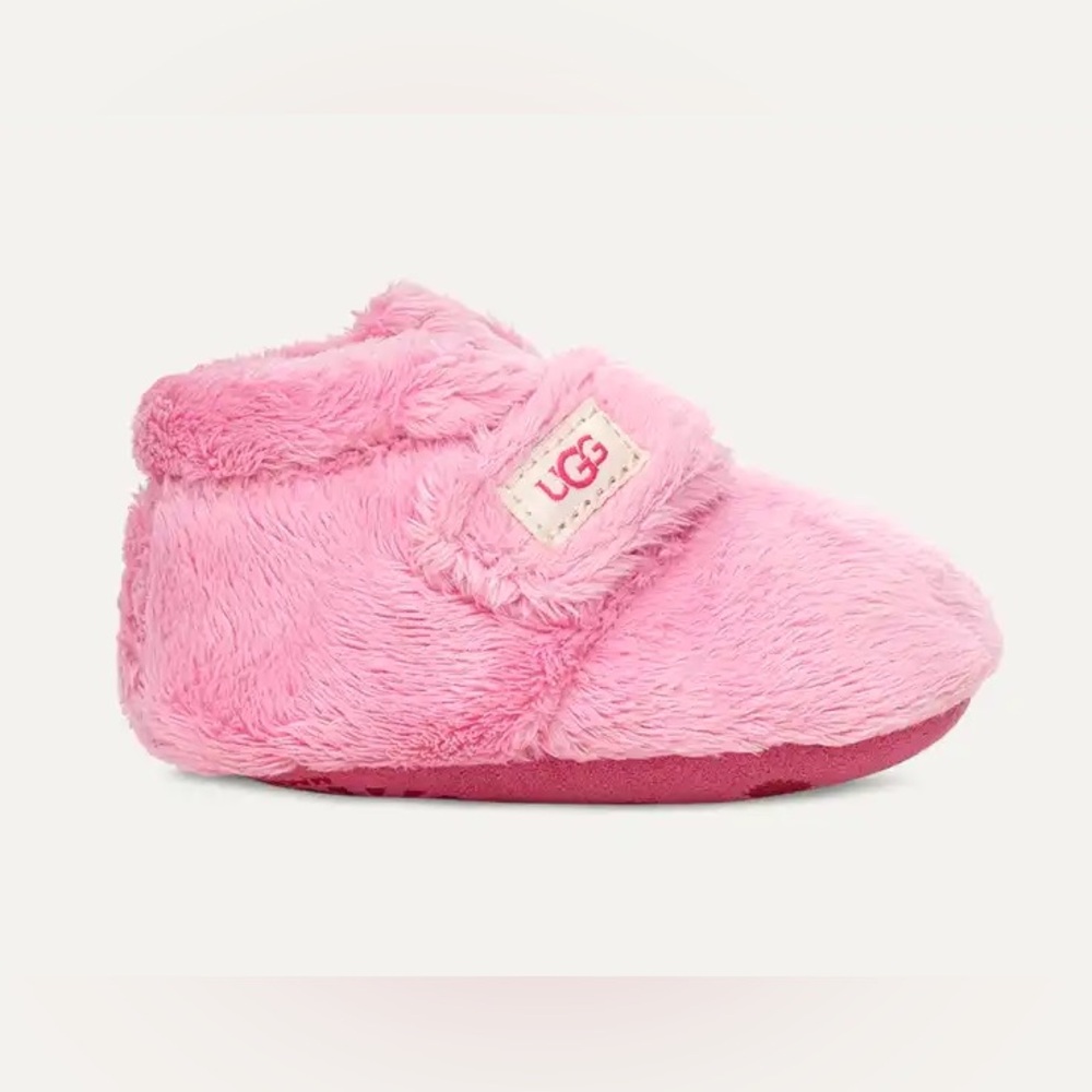 UGG Fuzzy Pink Baby Shoes